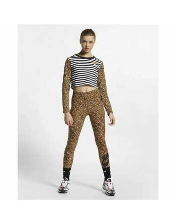 Maglia a Maniche Lunghe Donna Nike Animal Print