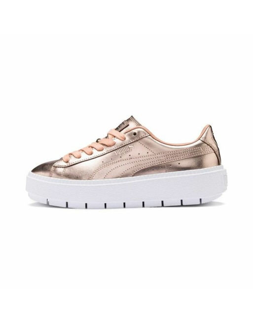 Zapatillas Casual de Mujer Puma Basket Platform Trace Luxe