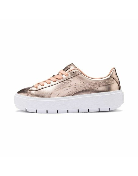 Zapatillas Casual de Mujer Puma Basket Platform Trace Luxe