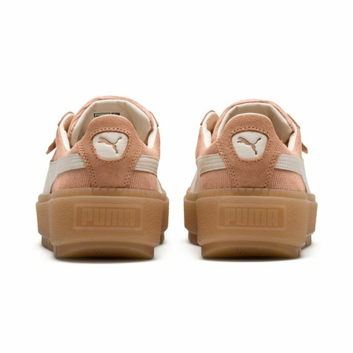 Kvinde Casual Sneakers Puma Platform Trace Corduroy Orange