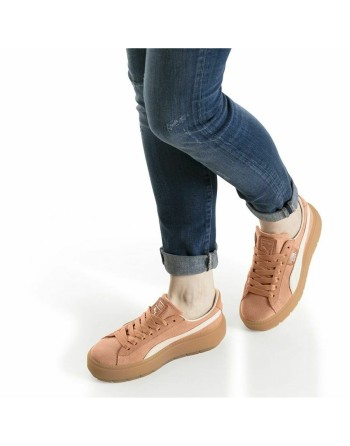 Casual Damenturnschuh Puma Platform Trace Corduroy Orange