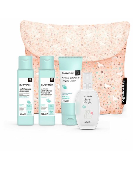 Ensemble de Bain Pour Bébé Suavinex Corail (5 Pièces)