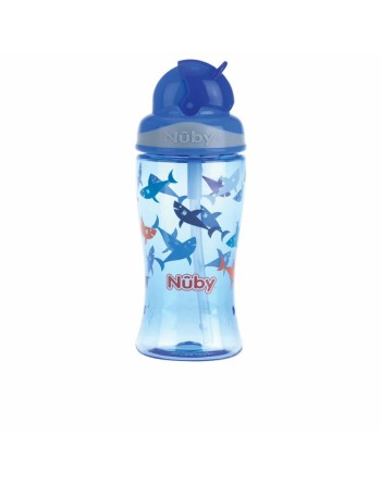 Vaso de Aprendizaje Nûby Flip-it Tiburón 360 ml