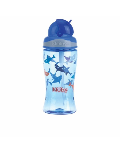 Vaso de Aprendizaje Nûby Flip-it Tiburón 360 ml