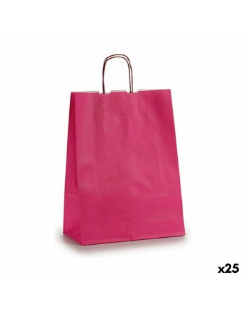 Papirpose 12 x 52 x 32 cm Pink (25 enheder)