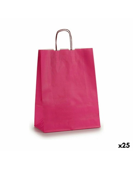 Busta di Carta 12 x 52 x 32 cm Rosa (25 Unità)