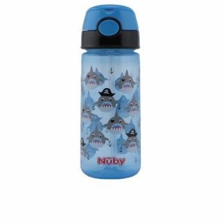 Verre d’Apprentissage Nûby Taza Requin 540 ml Bleu