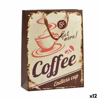 Busta di Carta Hotdog & Coffee 8,5 x 24 x 18 cm (12 Unità)