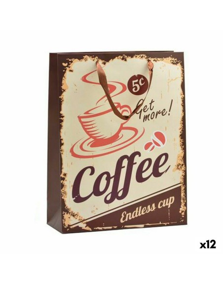 Papirpose Hotdog & Coffee 8,5 x 24 x 18 cm (12 enheder)