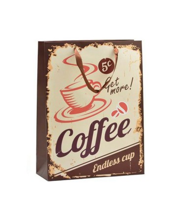 Papirpose Hotdog & Coffee 8,5 x 24 x 18 cm (12 enheder)