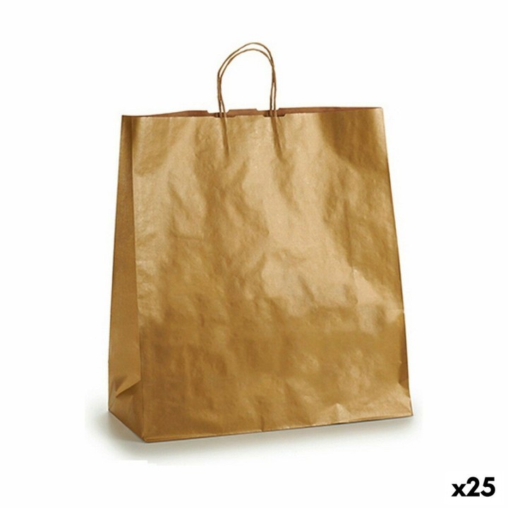 Busta di Carta 46 x 16 x 60 cm Dorato (25 Unità)