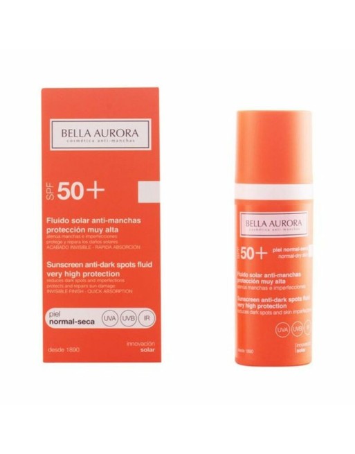 Fluide Solaire Anti-Tâches Spf +50 Bella Aurora 2526108 SPF 50+ 50 ml