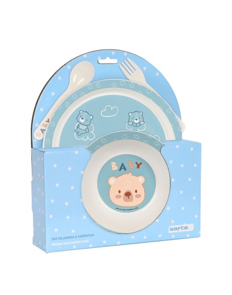 Kindergeschirr-Set Safta Baby bear (4 Stücke)