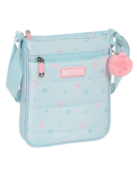 Borsa a Tracolla Moos Garden 21 x 25 x 4.5 cm Turchese