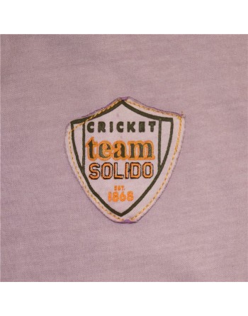 Men’s Short Sleeve Polo Shirt Solido Team Cricket