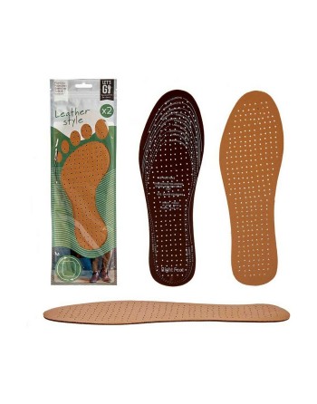 Skabeloner Brun Sort Læder Latex 9,5 x 30 cm (12 enheder)