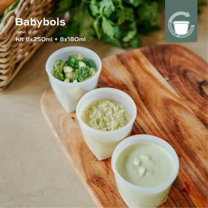 Set di scatole porta pranzo Babymoov A004316 Multicolore 3 Unità
