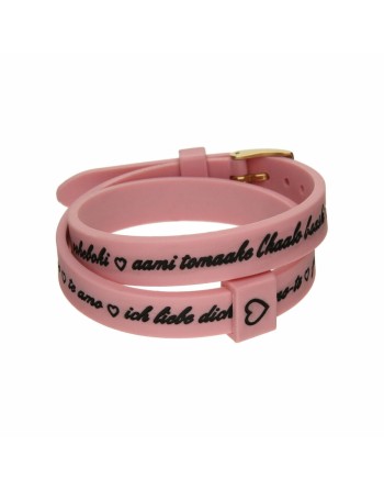 Ladies' Bracelet il mezzometro I LOVE YOU GOLD - BRACCIALE IN SILICONE/SILICONE BRACELET