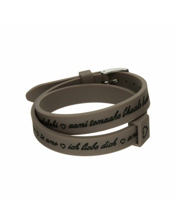 Ladies' Bracelet il mezzometro I LOVE YOU SILVER - BRACCIALE IN SILICONE/SILICONE BRACELET