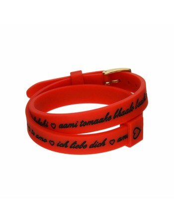 Pulsera Mujer il mezzometro I LOVE YOU GOLD - BRACCIALE IN SILICONE/SILICONE BRACELET