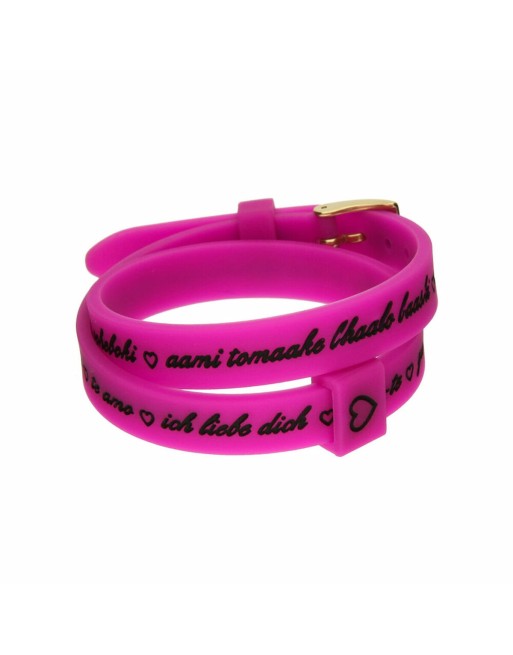 Bracciale Donna il mezzometro I LOVE YOU GOLD - BRACCIALE IN SILICONE/SILICONE BRACELET
