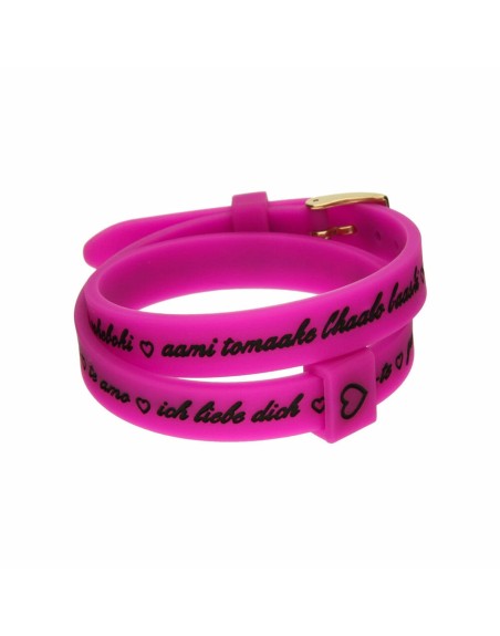 Bracciale Donna il mezzometro I LOVE YOU GOLD - BRACCIALE IN SILICONE/SILICONE BRACELET