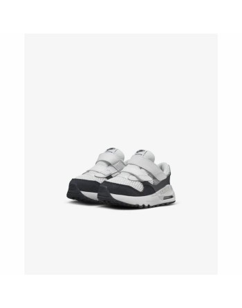 Chaussures de Sport pour Bébés Nike Air Max Systm Noir Blanc