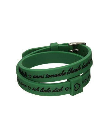 Ladies' Bracelet il mezzometro I LOVE YOU SILVER - SILICONE BRACELET