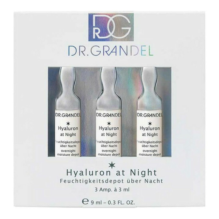 Ampuller med Lifting Effekt Hyaluron at Night Dr. Grandel 3 ml