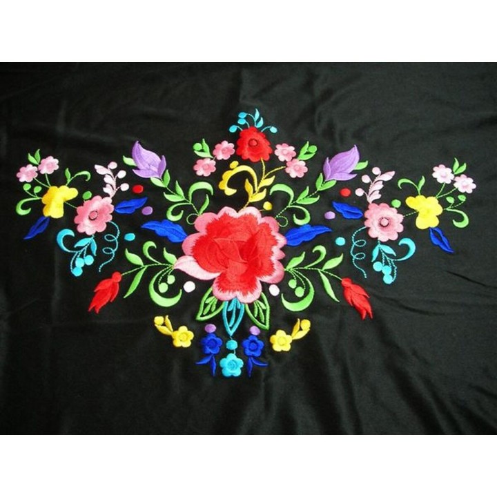 Sjal PGN3928 Sort 140 cm