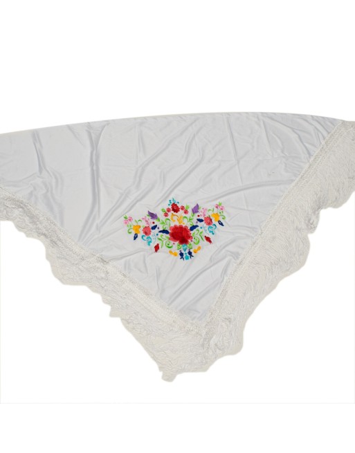 Scialle PGNBLNC Bianco 140 cm