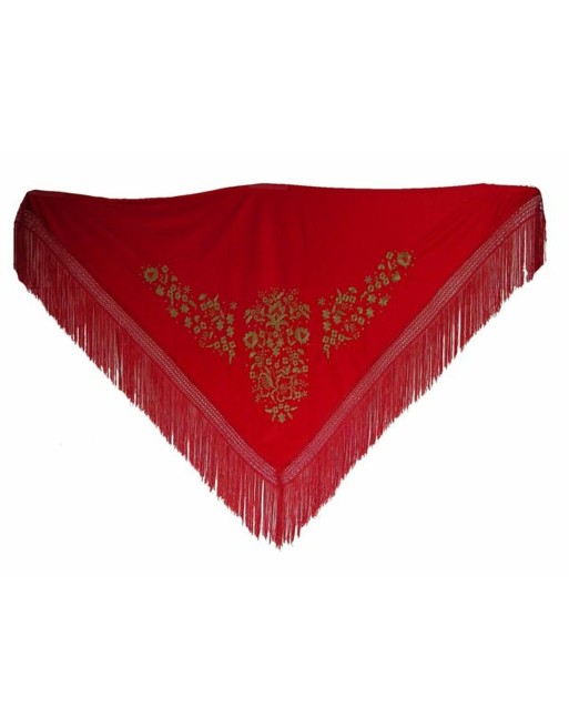 Sjal PGRDRD Rød 140 cm