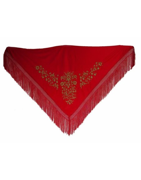 Sjal PGRDRD Rød 140 cm