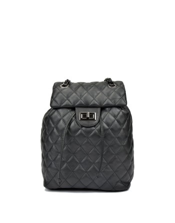 Sac à dos Casual Anna Luchini SS22-AL-2165-NERO Noir 22 x 32 x 11 cm