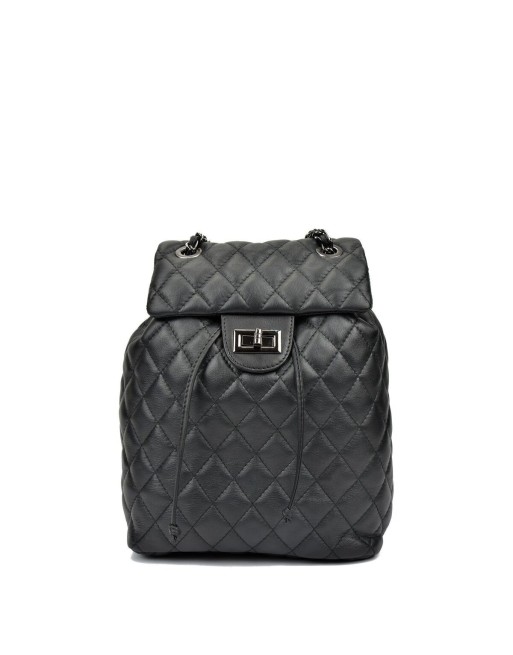 Casual Rygsæk Anna Luchini SS22-AL-2165-NERO Sort 22 x 32 x 11 cm
