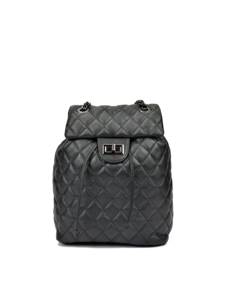 Casual Rygsæk Anna Luchini SS22-AL-2165-NERO Sort 22 x 32 x 11 cm
