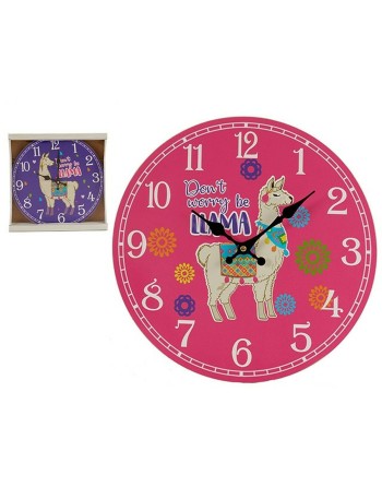 Wanduhr Flamme 3 x 33,8 x 33,8 cm (12 Stück)