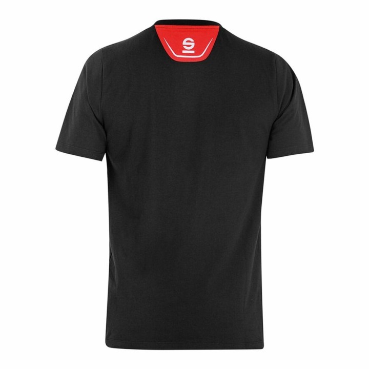 Maglia a Maniche Corte Sparco Tech Stretch Trenton Nero