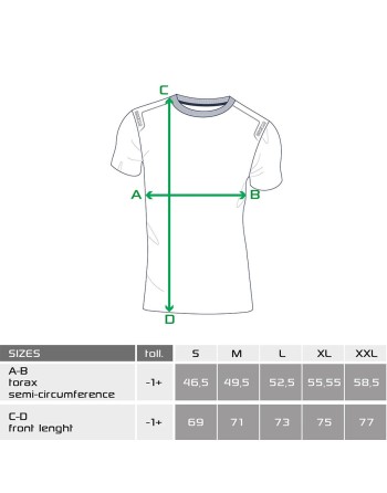 Maglia a Maniche Corte Sparco Tech Stretch Trenton Nero