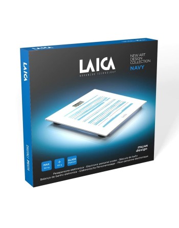 Digitale Personenwaage LAICA PS1074 Weiß Gestreift Bunt Verre trempé 150 kg