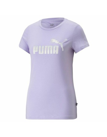 T-shirt à manches courtes femme Puma Ess+ Nova Shine  Lavande Femme