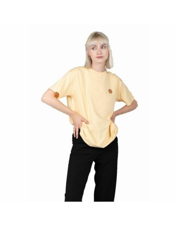 T-shirt à manches courtes femme 24COLOURS Casual Jaune