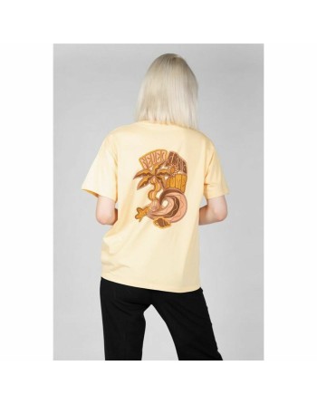 Maglia a Maniche Corte Donna 24COLOURS Casual Giallo