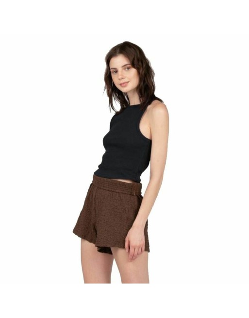 Maglia a Maniche Corte Donna 24COLOURS Casual Nero