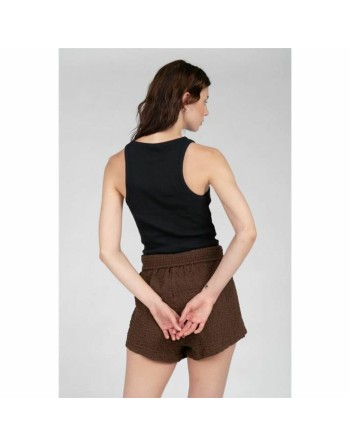 Maglia a Maniche Corte Donna 24COLOURS Casual Nero