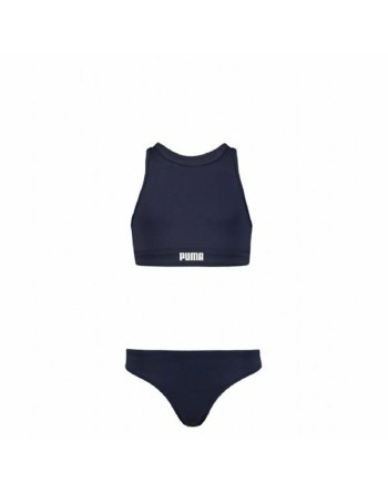 Bikini Per Bambine Puma Racerback 2 Pezzi Azzurro