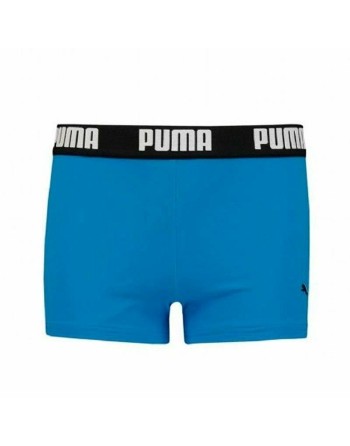 Costume da Bagno Boxer per Bambini Puma Swim Logo Azzurro