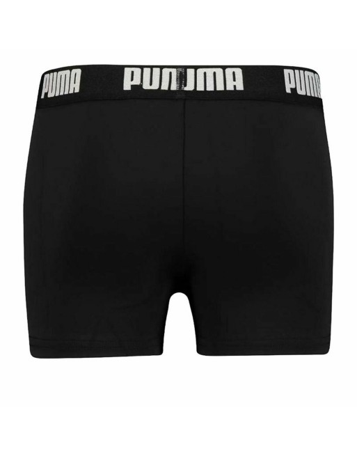 Boys Swim Shorts Puma Swim Logo Black