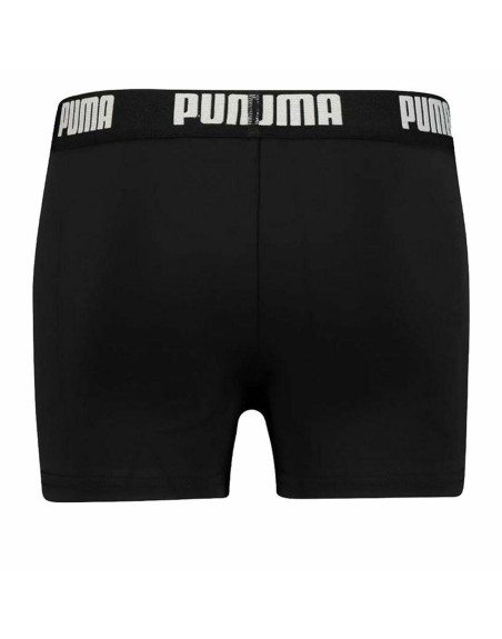 Boys Swim Shorts Puma Swim Logo Black