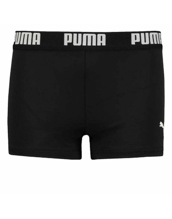 Boys Swim Shorts Puma Swim Logo Black